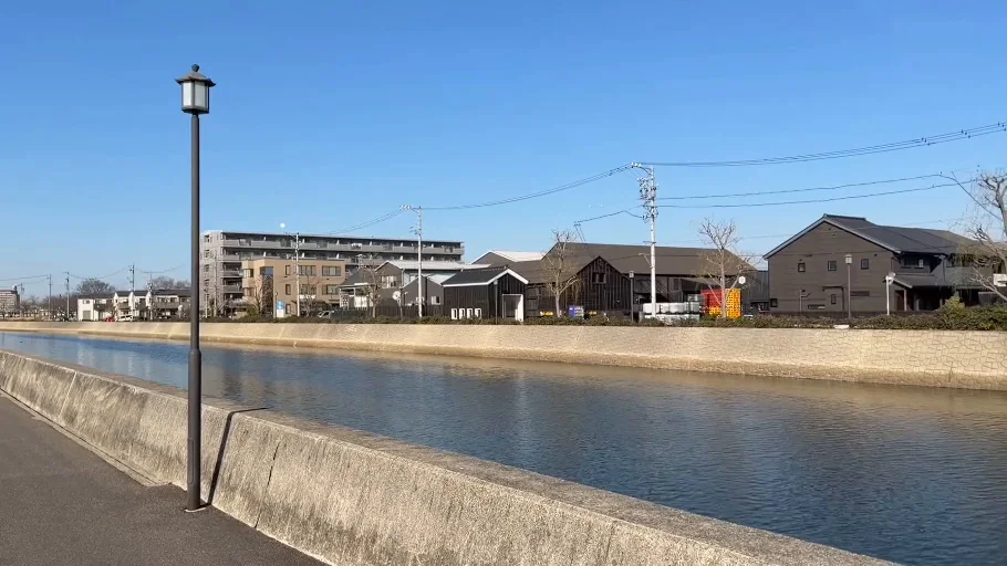 半田運河の風景